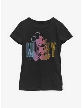 Disney Mickey Mouse Gradient Mickey Youth Girls T-Shirt, , hi-res