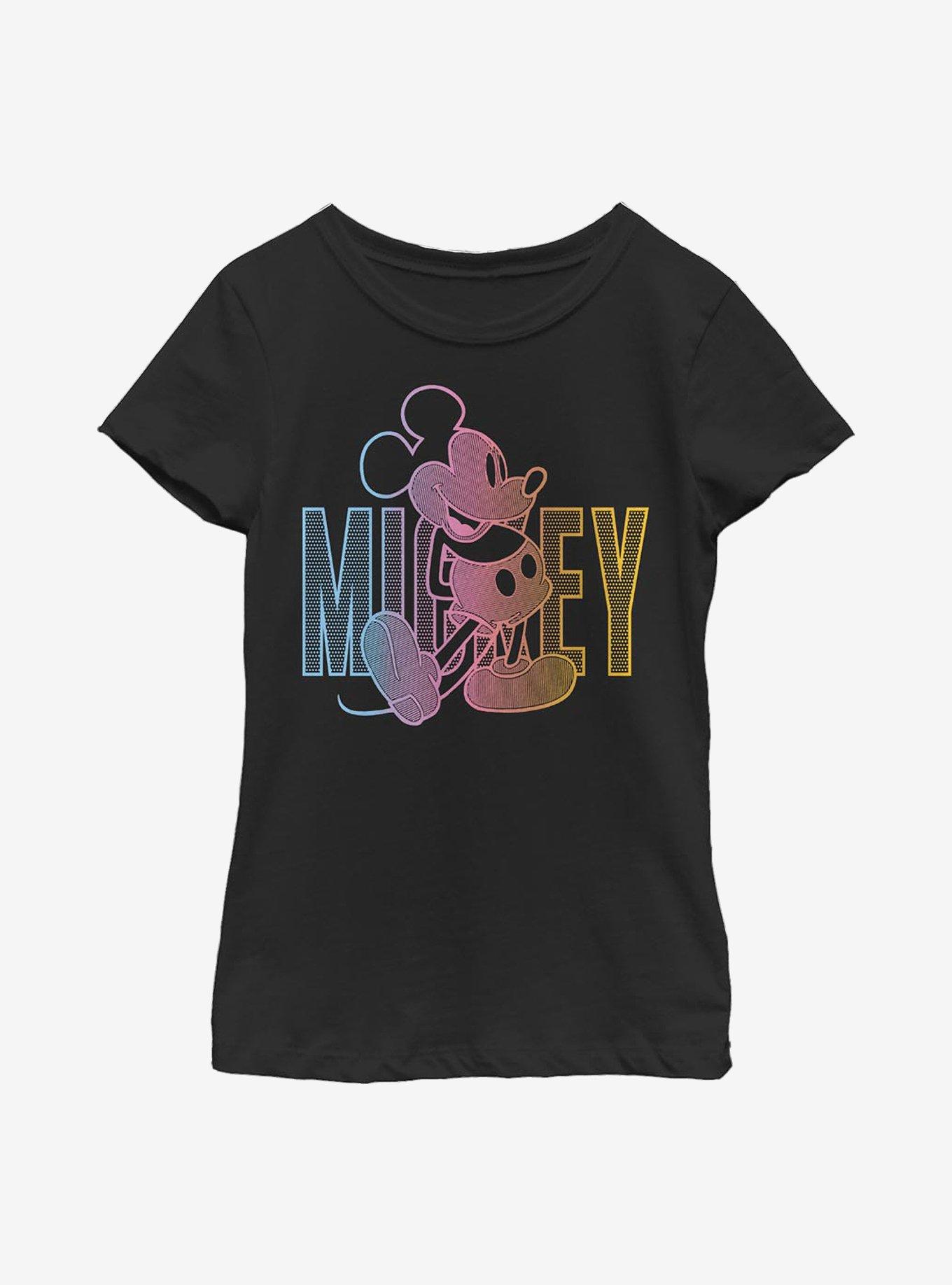 Disney Mickey Mouse Gradient Mickey Youth Girls T-Shirt, , hi-res