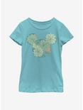 Disney Mickey Mouse Succulents Youth Girls T-Shirt, TAHI BLUE, hi-res