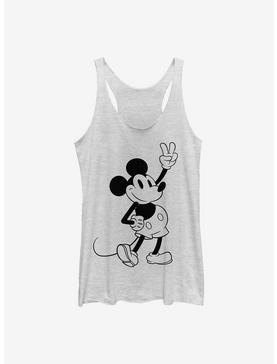 Plus Size Disney Mickey Mouse Simple Mickey Outline Womens Tank Top, , hi-res