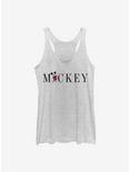 Disney Mickey Mouse Simply Mickey Womens Tank Top, WHITE HTR, hi-res