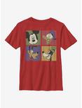 Disney Mickey Mouse Block Party Youth T-Shirt, RED, hi-res