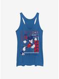 Disney Mickey Mouse Sporty Technical Mickey Womens Tank Top, ROY HTR, hi-res