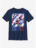 Disney Mickey Mouse Football Star Youth T-Shirt, NAVY, hi-res