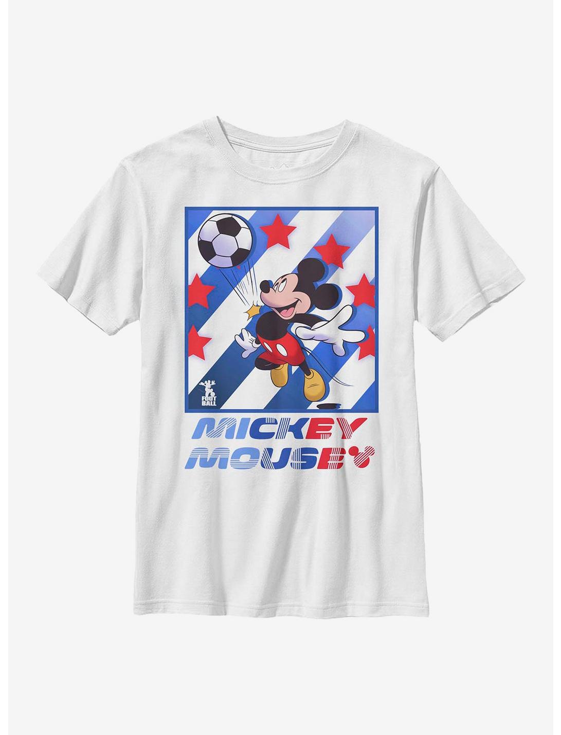 Disney Mickey Mouse Football Star Youth T-Shirt, WHITE, hi-res