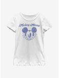 Disney Mickey Mouse Starry Mickey Youth Girls T-Shirt, WHITE, hi-res