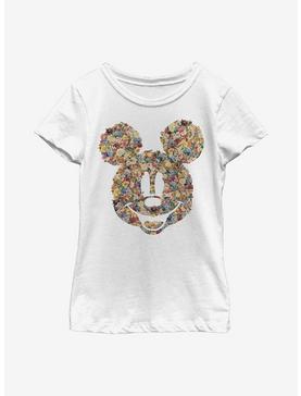 Disney Mickey Mouse Floral Mickey Youth Girls T-Shirt, , hi-res