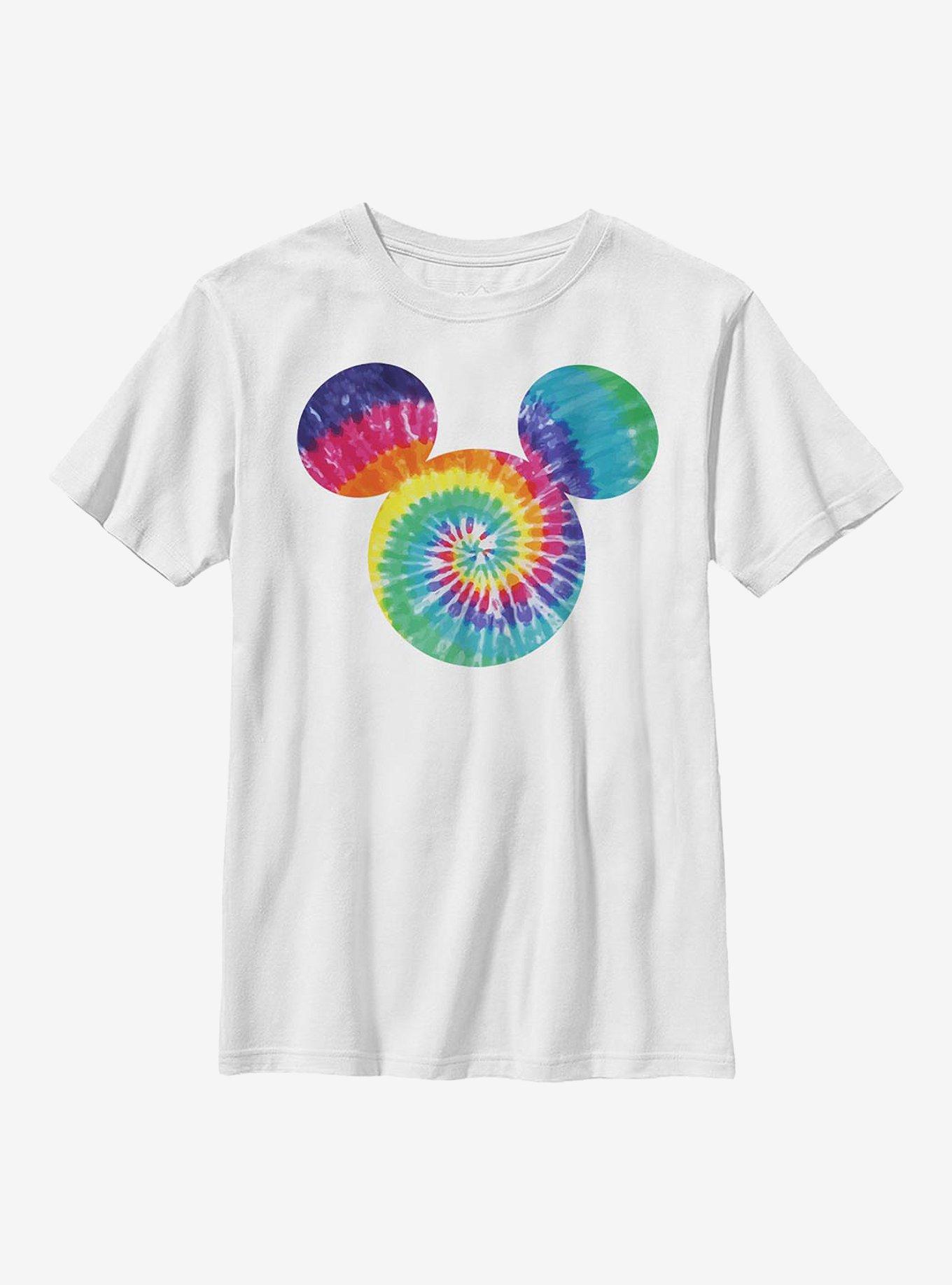 Disney Mickey Mouse Tie Dye Fill Youth T-Shirt, , hi-res