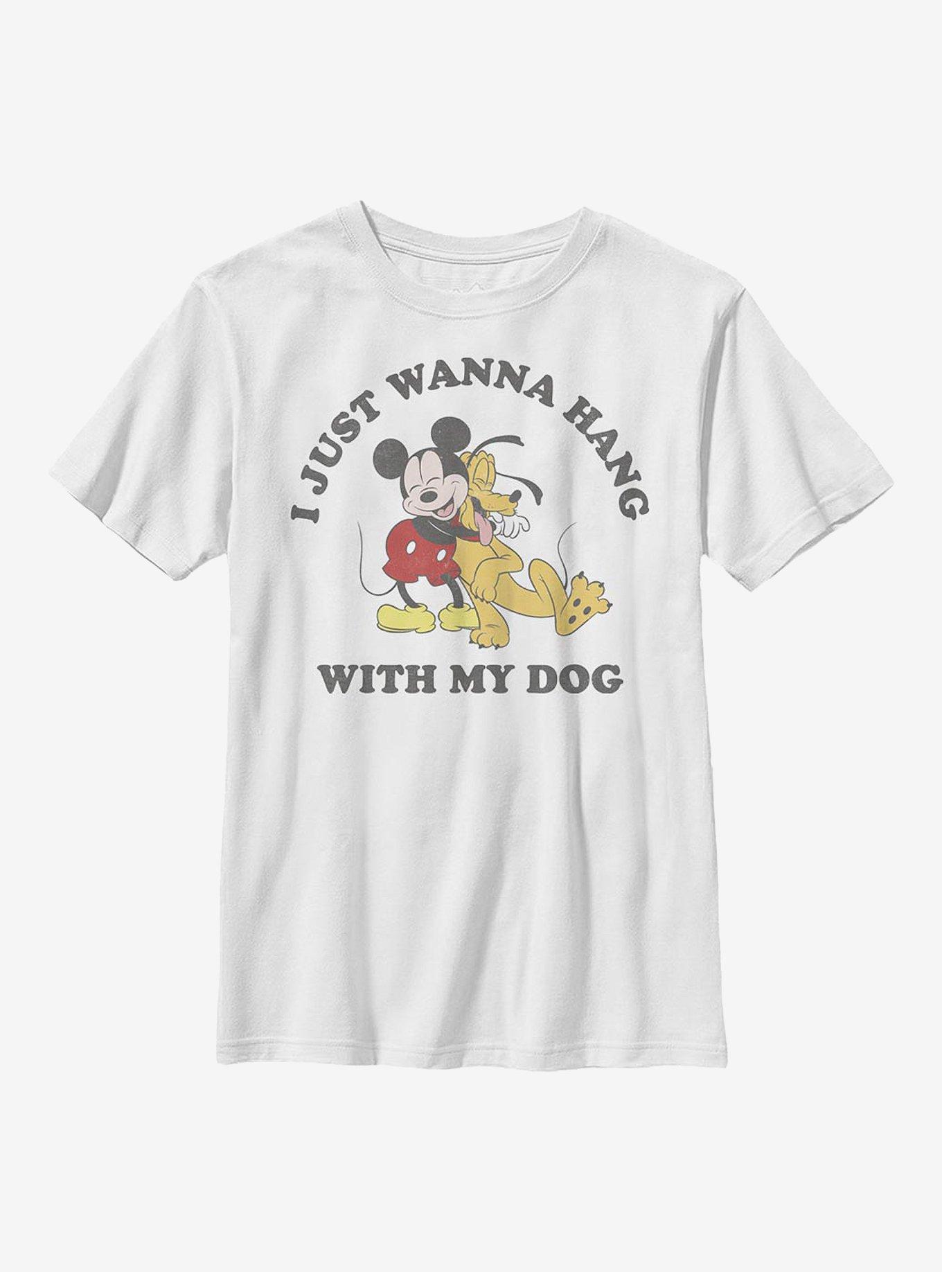 Disney Mickey Mouse Dog Lover Youth T-Shirt, WHITE, hi-res