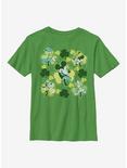 Disney Mickey Mouse Friends Clovers Youth T-Shirt, KELLY, hi-res