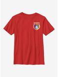 Disney Mickey Mouse Spain Badge Youth T-Shirt, RED, hi-res