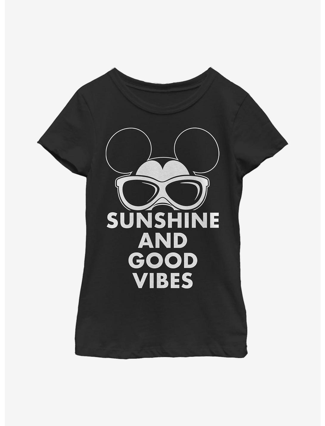 Disney Mickey Mouse Sunshine Youth Girls T-Shirt, BLACK, hi-res