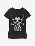 Disney Mickey Mouse Sunshine Youth Girls T-Shirt, BLACK, hi-res