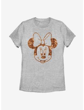 Disney Minnie Mouse Fall Floral Plaid Minnie Womens T-Shirt, , hi-res