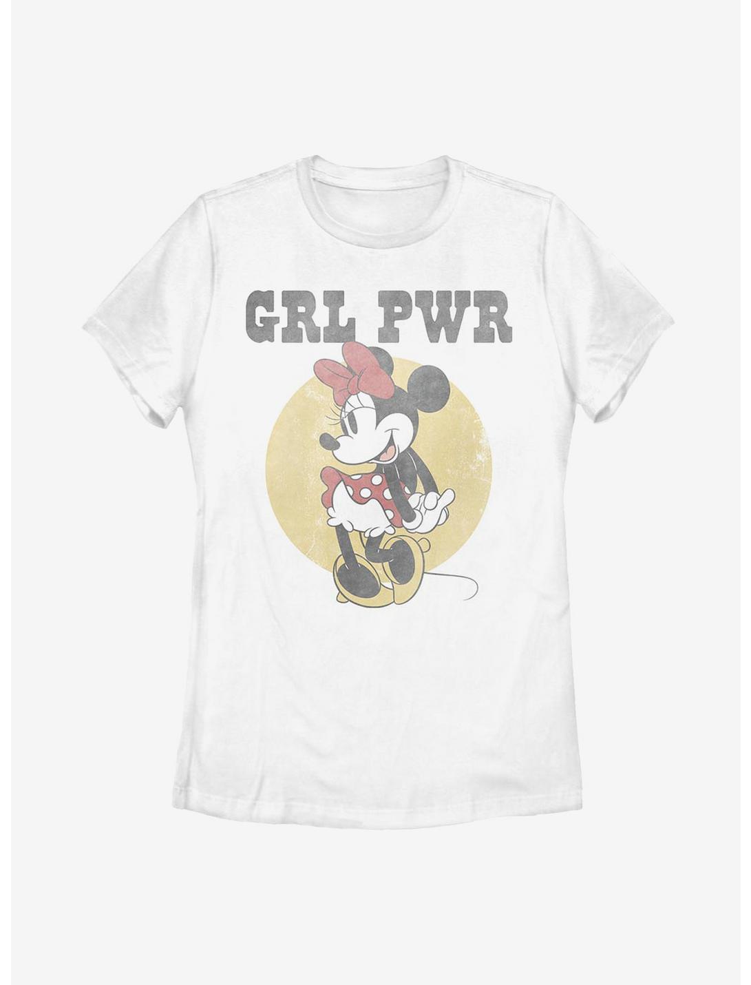 Disney Minnie Mouse Girl Power Minnie Womens T-Shirt, WHITE, hi-res