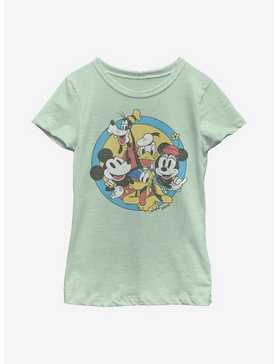 Disney Mickey Mouse Fab Five Friends Youth Girls T-Shirt, , hi-res