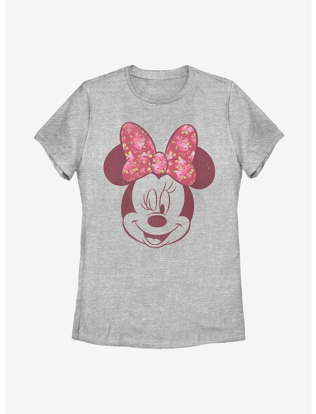 Disney Minnie Mouse Love Rose Womens T-Shirt, ATH HTR, hi-res