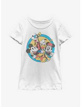 Disney Mickey Mouse Fab Five Friends Youth Girls T-Shirt, , hi-res