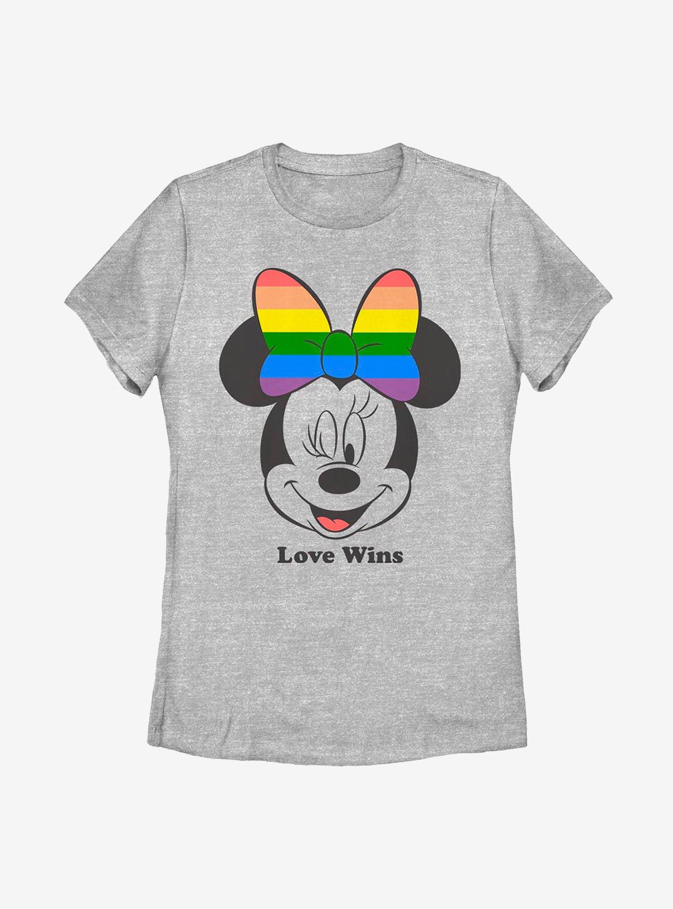 Disney Minnie Mouse Love Wins Womens T-Shirt, , hi-res
