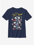 Disney Mickey Mouse Boxed Mickey Youth T-Shirt, NAVY, hi-res