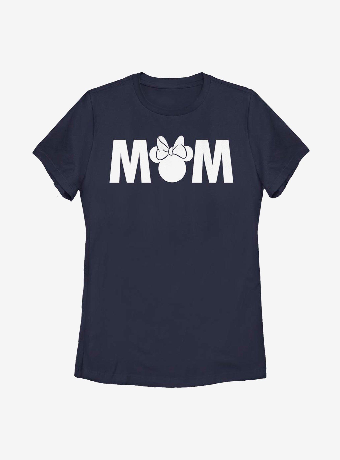 Disney Minnie Mouse Mom Womens T-Shirt, NAVY, hi-res