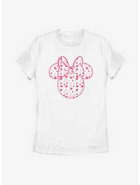 Disney Minnie Mouse Hearts Fill Womens T-Shirt, , hi-res