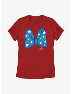 Disney Minnie Mouse Stars Bow Womens T-Shirt, , hi-res