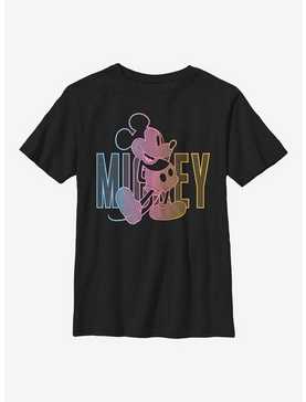 Disney Mickey Mouse Gradient Mickey Youth T-Shirt, , hi-res
