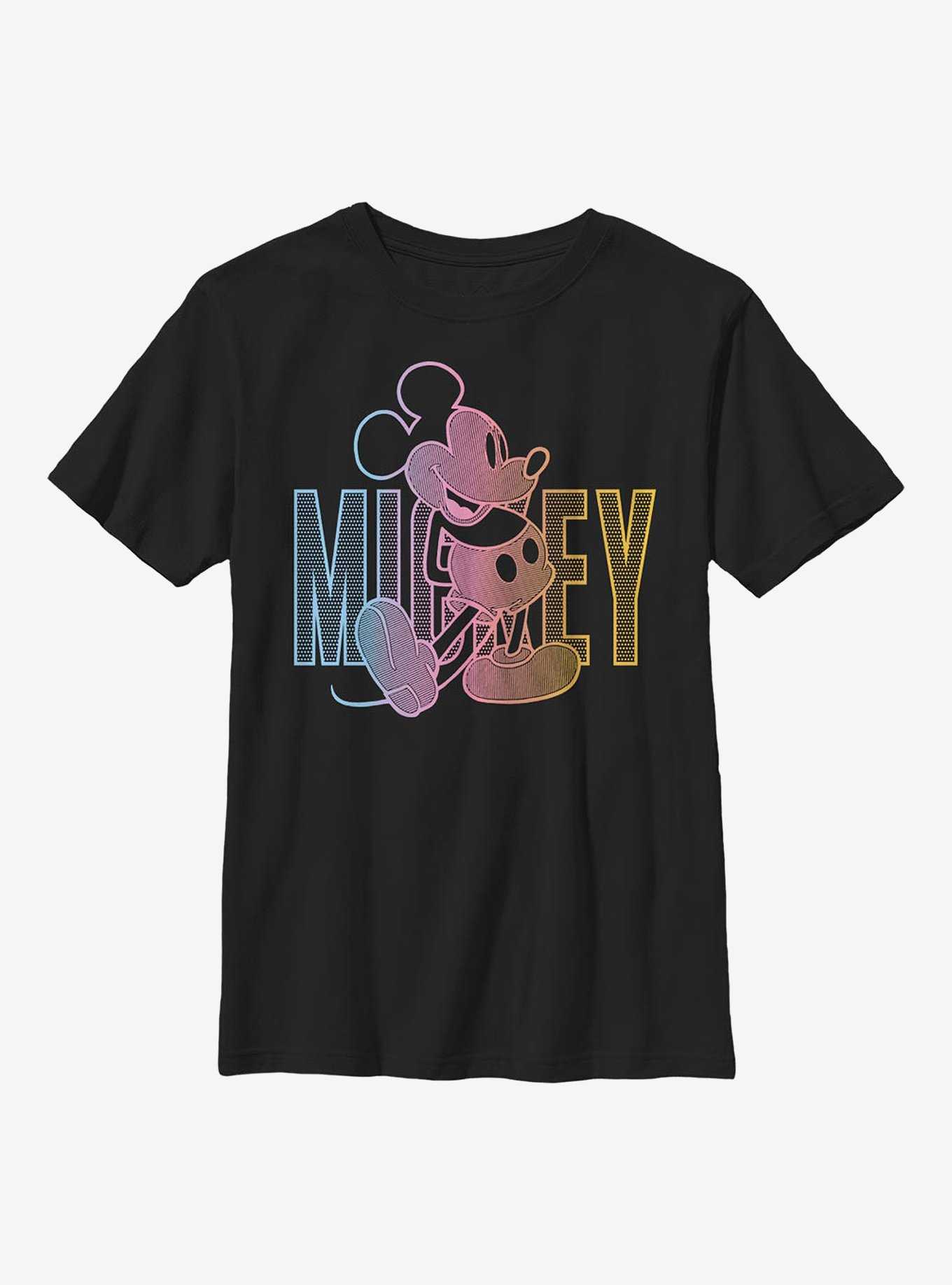 Disney Mickey Mouse Gradient Mickey Youth T-Shirt, , hi-res