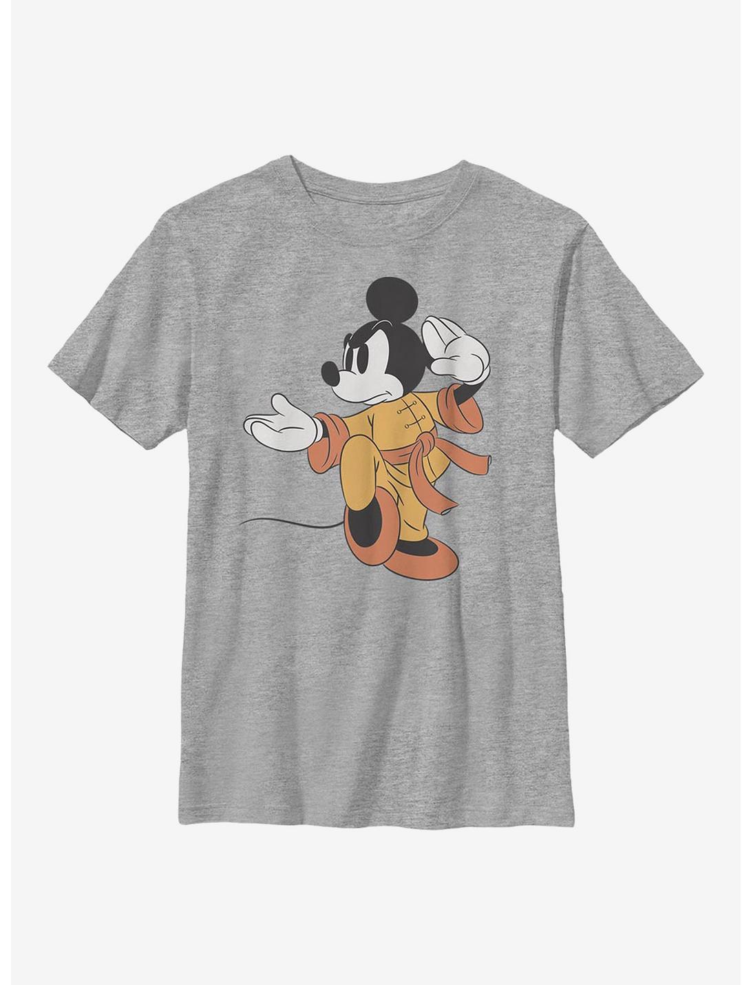 Disney Mickey Mouse Kung Fu Mickey Youth T-Shirt, ATH HTR, hi-res