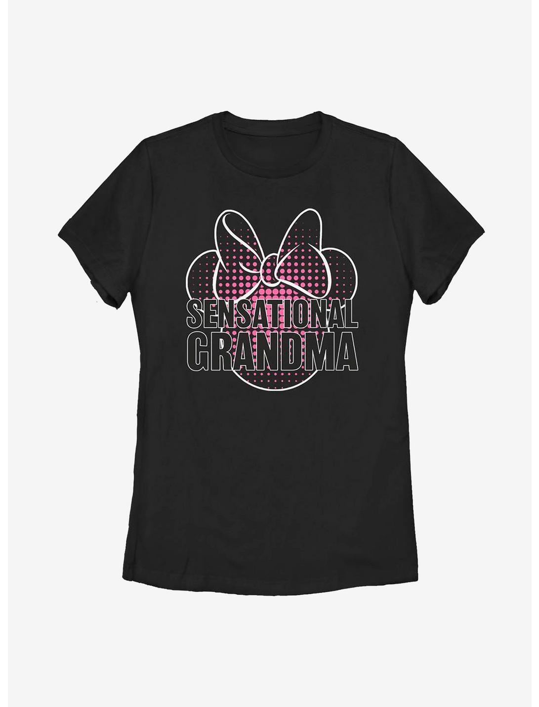 Disney Minnie Mouse Sensational Grandma Womens T-Shirt, BLACK, hi-res