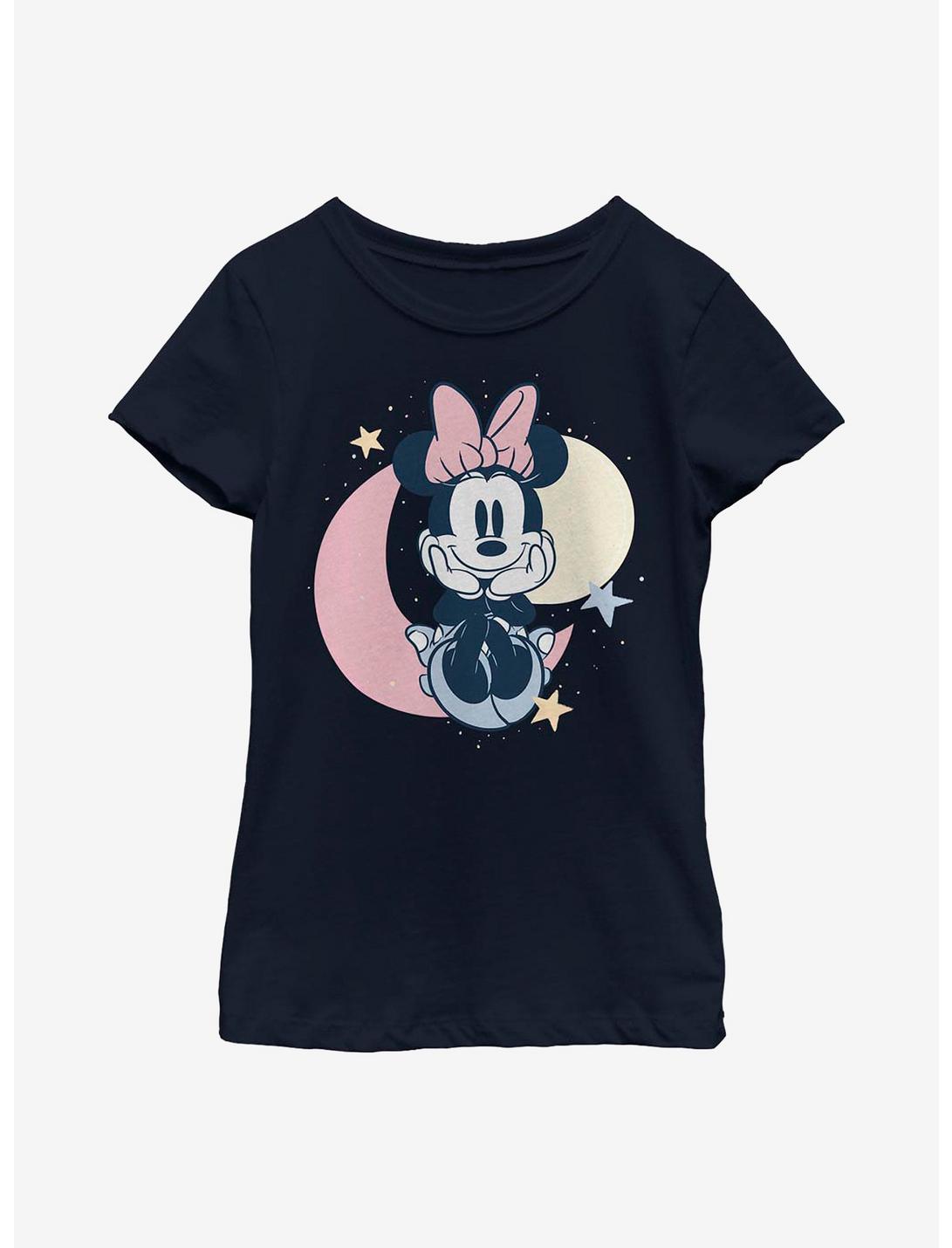 Disney Minnie Mouse Goodnight Minnie Youth Girls T-Shirt, NAVY, hi-res