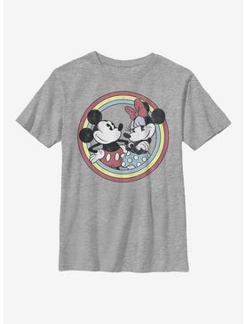 Disney Mickey Mouse Minnie Circle Youth T-Shirt, , hi-res
