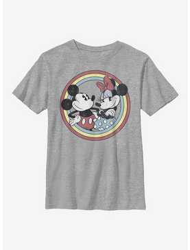 Disney Mickey Mouse Minnie Circle Youth T-Shirt, , hi-res