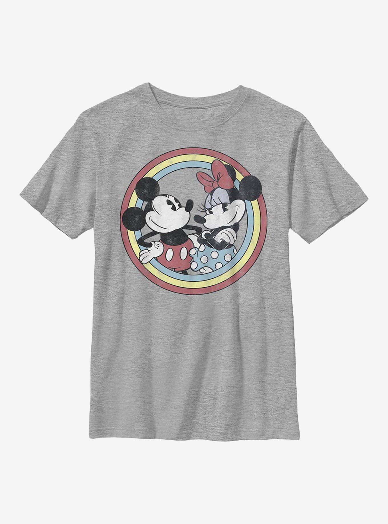 Disney Mickey Mouse Minnie Circle Youth T-Shirt, , hi-res