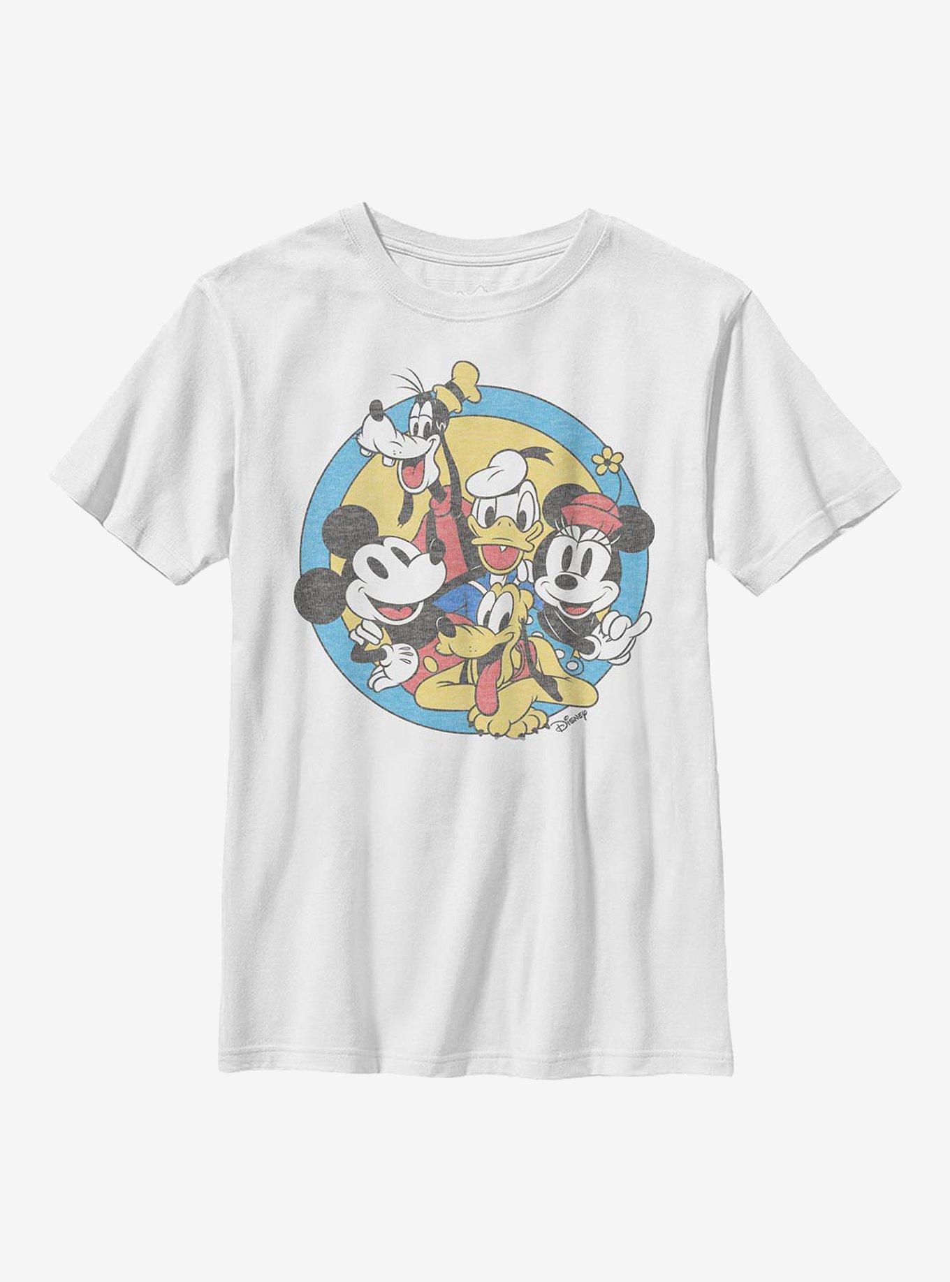 Disney Mickey Mouse Fab Five Friends Youth T-Shirt, WHITE, hi-res