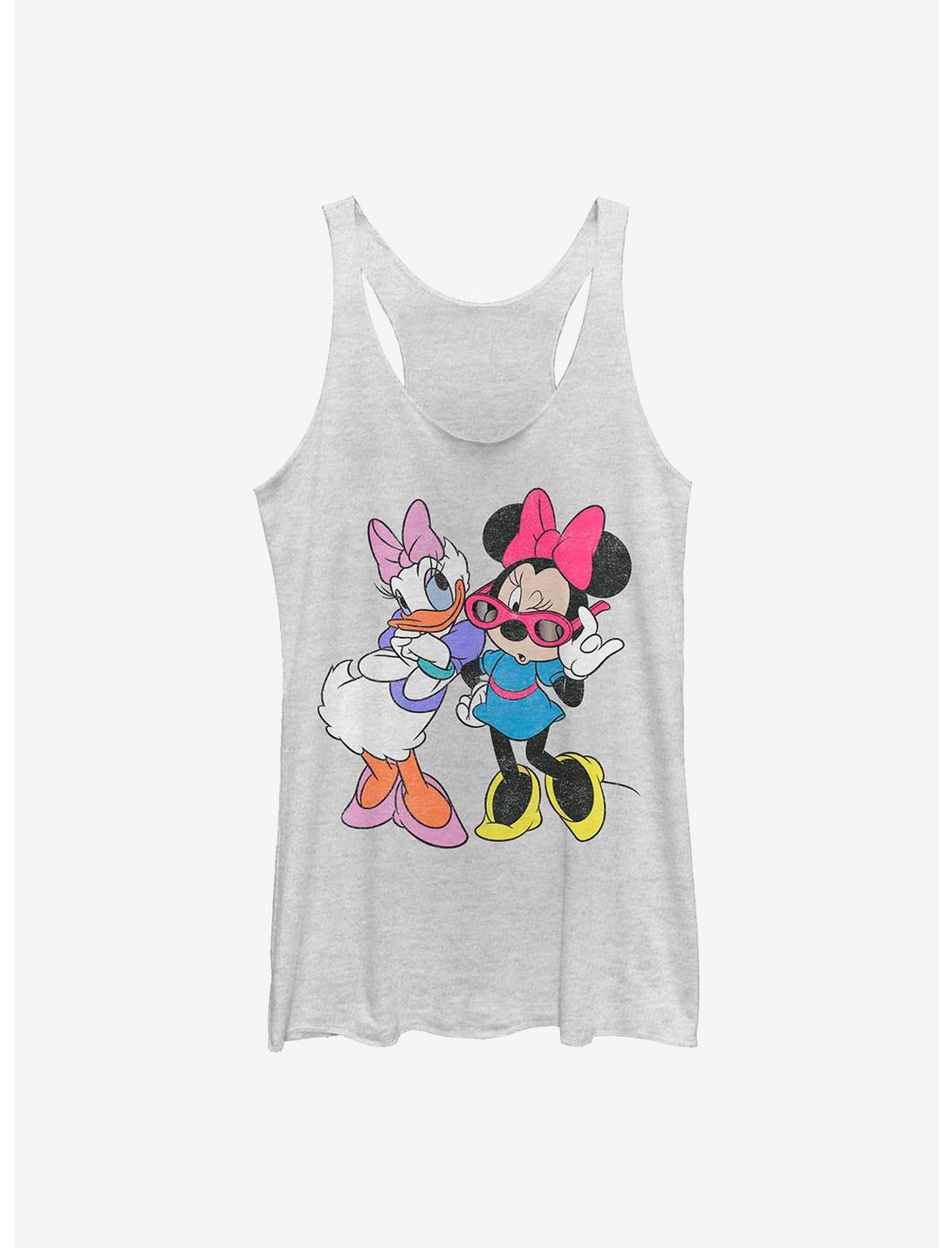 Disney Minnie Mouse Just Girls Womens Tank Top, WHITE HTR, hi-res