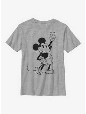 Disney Mickey Mouse Simple Mickey Outline Youth T-Shirt, , hi-res