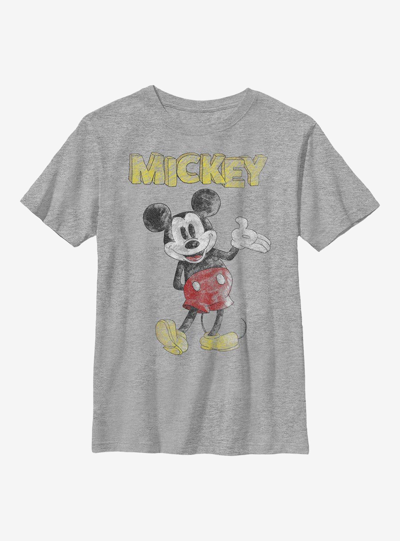 Disney Mickey Mouse Sketchy Mickey Youth T-Shirt, , hi-res
