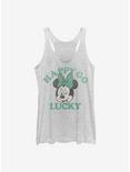 Plus Size Disney Minnie Mouse Lucky Minnie Womens Tank Top, WHITE HTR, hi-res