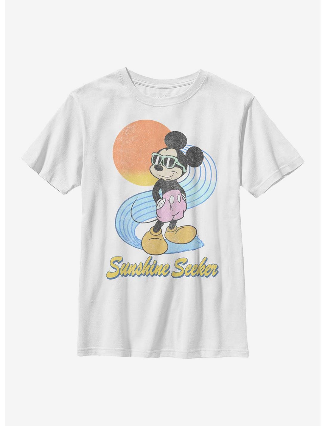 Disney Mickey Mouse Sunshine Seeker Youth T-Shirt, WHITE, hi-res