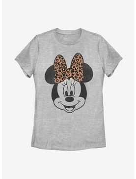 Disney Minnie Mouse Modern Minnie Face Leopard Womens T-Shirt, , hi-res