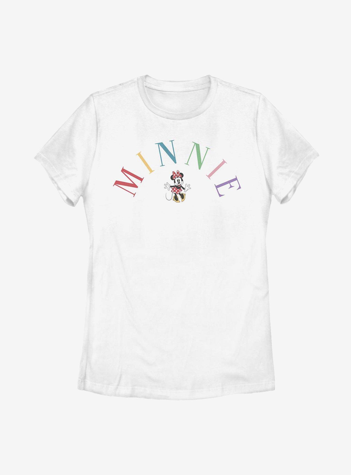 Disney Minnie Mouse Rainbow Womens T-Shirt, , hi-res