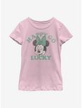 Disney Minnie Mouse Lucky Minnie Youth Girls T-Shirt, PINK, hi-res