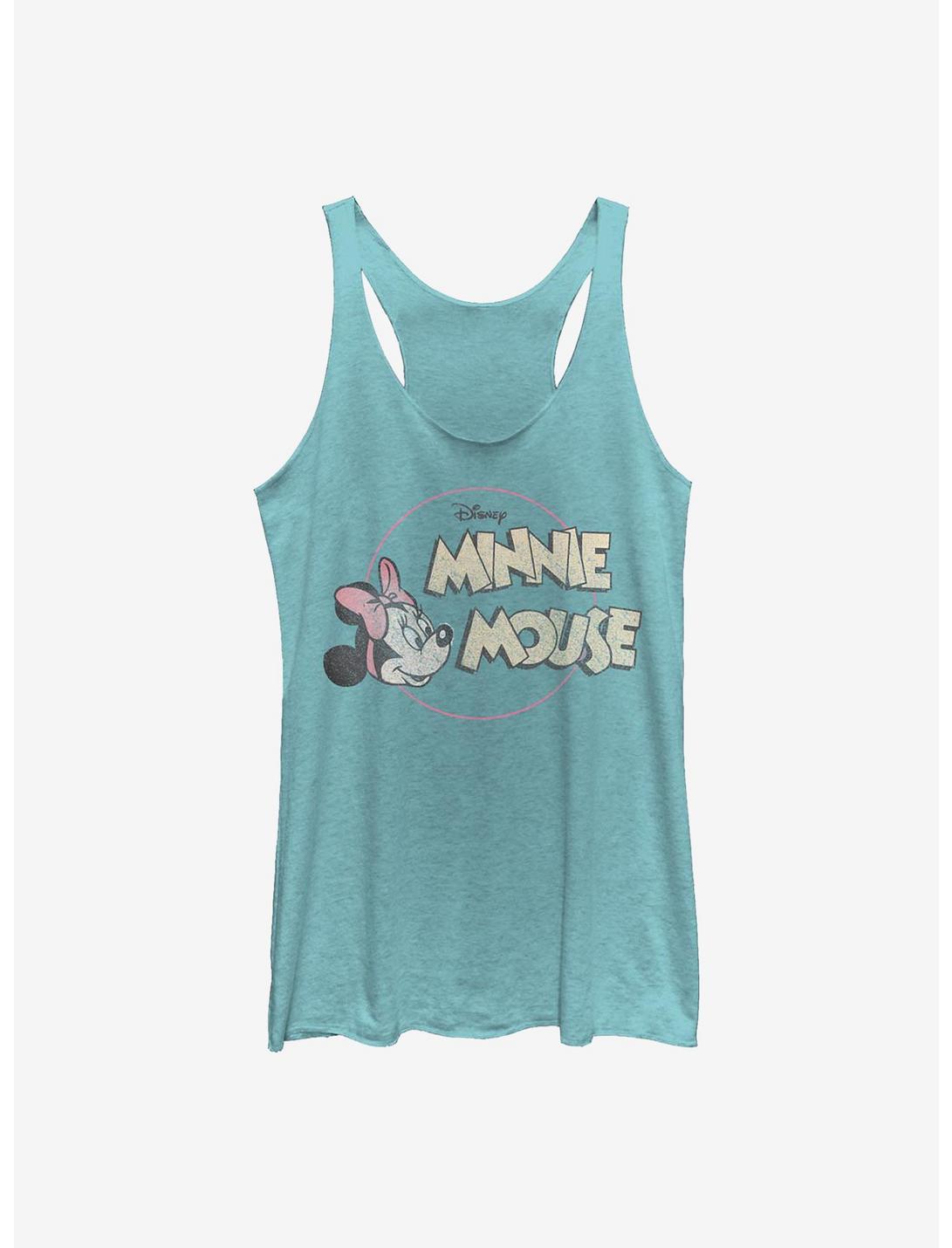 Disney Minnie Mouse Retro Minnie Womens Tank Top, TAHI BLUE, hi-res