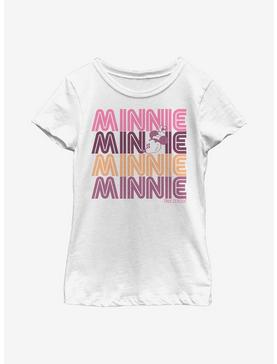 Disney Minnie Mouse Retro Stack Minnie Youth Girls T-Shirt, , hi-res