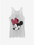Disney Minnie Mouse Best Bow Womens Tank Top, WHITE HTR, hi-res