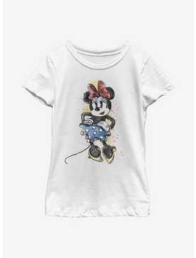 Disney Minnie Mouse Artsy Minnie Youth Girls T-Shirt, , hi-res