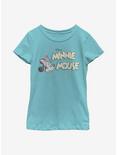 Disney Minnie Mouse Retro Minnie Youth Girls T-Shirt, TAHI BLUE, hi-res