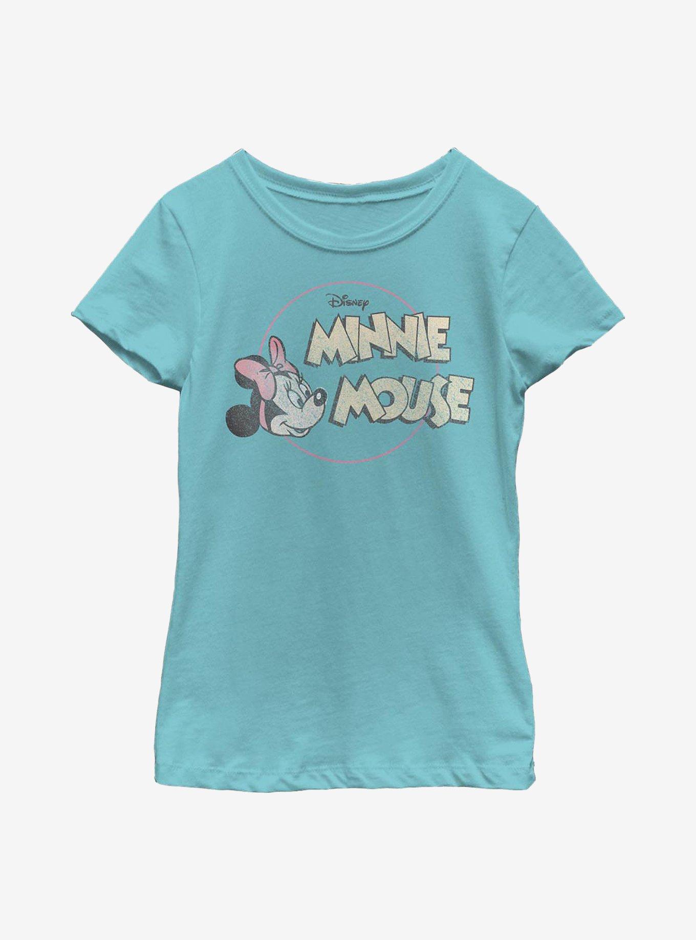 Disney Minnie Mouse Retro Minnie Youth Girls T-Shirt, , hi-res